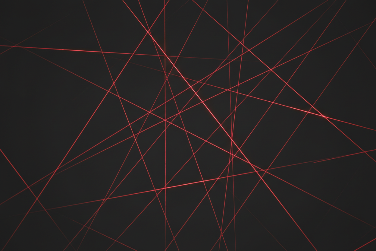 #202020 and very small red laser beams